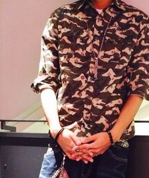BLACKFLMEのカモ×モノグラシャツ(シャツ/ブラウス)