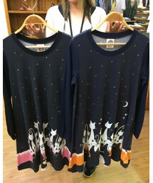 ScoLar | 猫柄ワンピース(ワンピース)