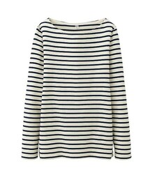 UNIQLO | ボーダーボートネックT(Tシャツ/カットソー)