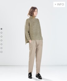 ZARA | 裏編ニットスクエアセーター(ニット/セーター)