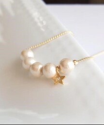 Handmade | パールネックレス(イヤリング)