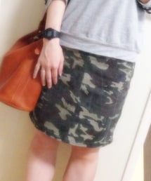 RETRO GIRL | カモフラスカート(スカート)