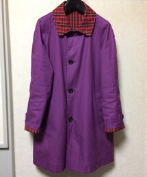 soe shirts |  cotton reversible standcollar coat(ステンカラーコート)