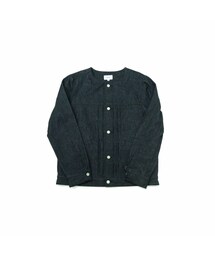 yotsuba | yotsuba - Nocollar Button Jaket [Black](デニムジャケット)