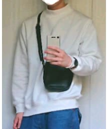 UNIQLO | スウェットモックネックシャツ(Tシャツ/カットソー)