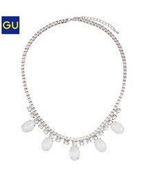 GU | カラービジューネックレス(ネックレス)