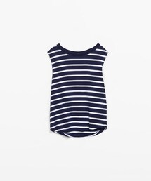 ZARA | コットンTシャツ(Tシャツ/カットソー)