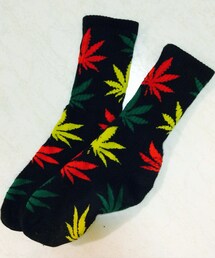 HUF | HUF 彩色大麻葉長襪(タイツ/ストッキング)