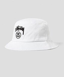 STUSSY | Stuasy 白色經典logo 漁夫帽(キャップ)