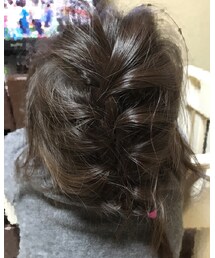 娘のヘアスタイル | ヘアゴム