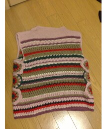 母の手編みのベスト☆8年前ぐらい？！(ベスト)