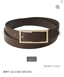 GU | スクエアバックルナローベルト(ベルト)