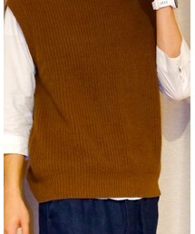 UNIQLO | オーバーサイズクルーネックベスト(ベスト)