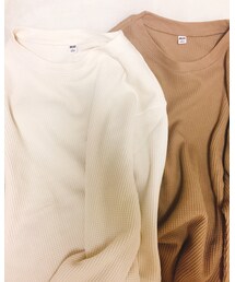 UNIQLO | キャメルも可愛い(Tシャツ/カットソー)