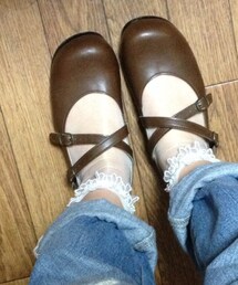 クロスストラップシューズ(パンプス)