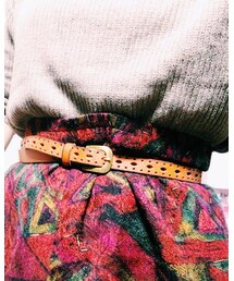 古着 | ベルト穴はないけどベルトでしめる😠(スカート)