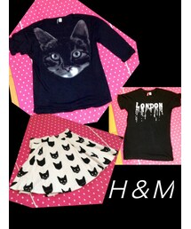 H&M | ねこT(Tシャツ/カットソー)