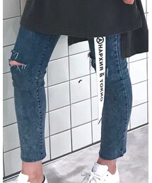 UNIQLOのパンツを加工しました👖 | デニムパンツ