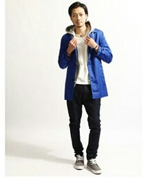 ZIP FIVE | スプリングコート ステンカラーコート ロイヤル(ステンカラーコート)