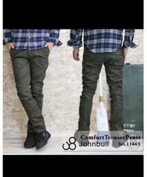 Johnbull Private labo | カモフラ柄JOHNBULL(ジョンブル)コンフォートトラウザー(チノパンツ・johnbull-11665)(その他パンツ)