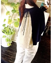 後ろレースで可愛いの〜♡ | カーディガン/ボレロ