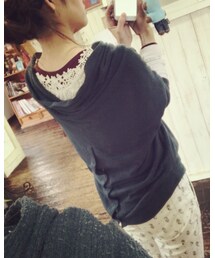 襟元レース♪♪ | Tシャツ/カットソー