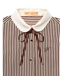 F i.n.t | ストライプクレリック長袖シャツ(シャツ/ブラウス)