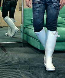 HUNTER | HUNTER Wellies Gloss White(レインシューズ)