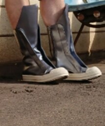 Rick Owens | ramones boots silver(ブーツ)