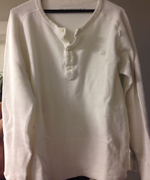 BURBERRY BLACK LABEL | ヘンリーラグランTシャツ(Tシャツ/カットソー)