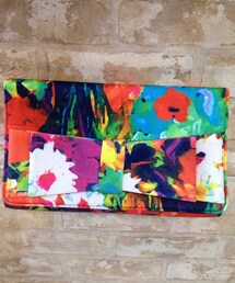 ROSE BUD | フラワープリントクラッチBAG
(クラッチバッグ)