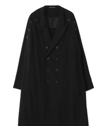 Yohji Yamamoto POUR HOMME |  TUXEDO PARTS BUTTON CLOSURE RAGLAN SLEEVES DRESS / 2(ステンカラーコート)