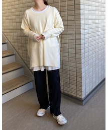 前から〜₍˄·͈༝·͈˄₎◞ෆ⃛̑̑ෆ⃛ | ニット/セーター