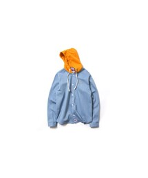 IRIE | STRIPE SHIRT HOODIE(パーカー)