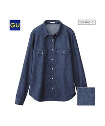 GU | デニムシャツ(トップス)