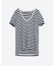 ZARA | オーガニックコットンTシャツ(Tシャツ/カットソー)