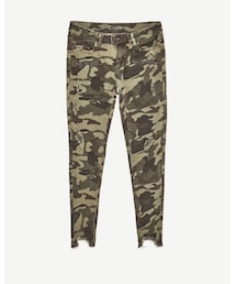 ZARA | ダメージ加工 ミディアムライズ ジーンズ(デニムパンツ)