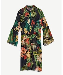 ZARA | トロピカルプリントシャツ(シャツ/ブラウス)