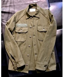 Dead stock military shirt | 米軍 ミリタリー デッドストック ウールシャツ XS(シャツ/ブラウス)