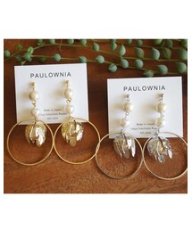 PAULOWNIA | ピアス（両耳用）