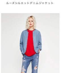 ZARA | ルーズシルエット デニムジャケット(ブルゾン)