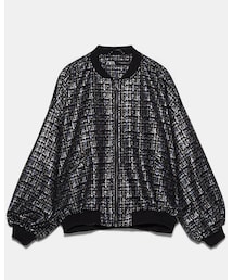 ZARA | スエード風ボンバージャケット Sサイズ(ブルゾン)