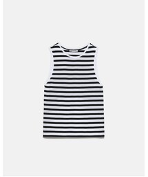 ZARA | リブ編みTシャツ　Sサイズ(タンクトップ)