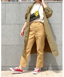 GU | ステンカラーコート