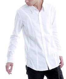 SRIVER | SRIVER
dress shirt
ポリトロと呼ばれる素材を使用したドレスシャツ。場所を選ぶことなく着る事が出来、カッティングやシワになりづらいのがポイント。(シャツ/ブラウス)