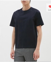 GU | マーセライズドクルーネックTシャツ(Tシャツ/カットソー)