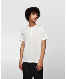 ZARA | ヘンリーネックシャツ(Tシャツ/カットソー)