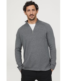 H&M | ハーフジップセーター(ニット/セーター)