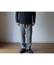 nisica | nisica mokusiro ニシカ モクシロ STRAIGHT WOOL PANTS ストレートウールパンツ L・GRY ライトグレー(その他パンツ)
