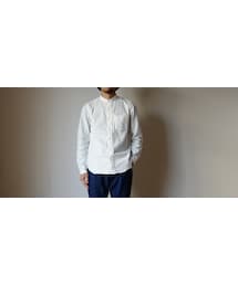 MANUAL ALPHABET | Manual alphabet マニュアルアルファベット CHANGE COLLAR SHIRT チェンジカラーシャンブレーシャツ WHT ホワイト(シャツ/ブラウス)